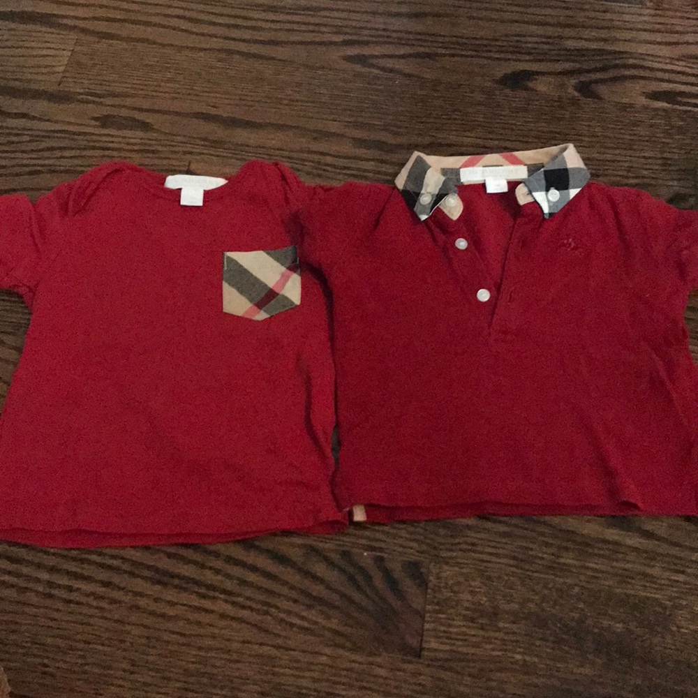 Like new Burberry tees